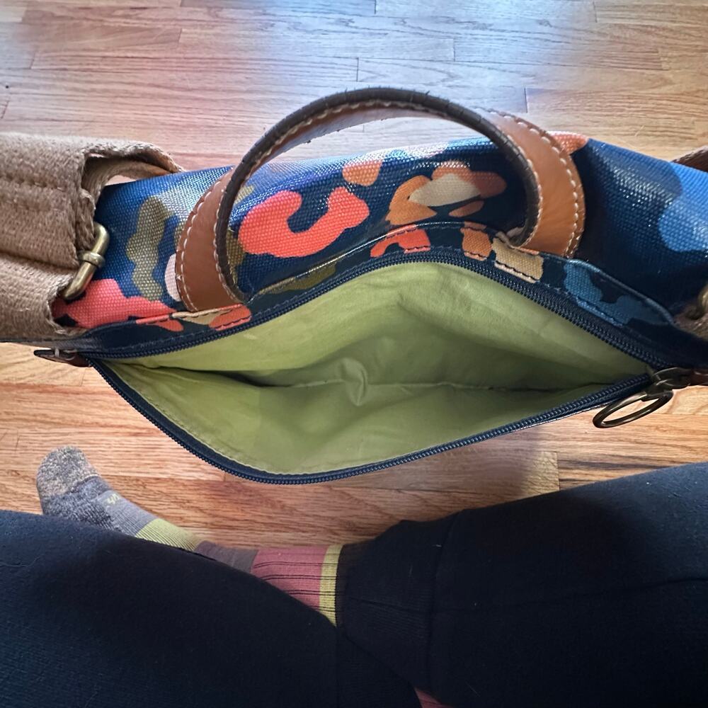 FOSSIL x Messenger Bag Laptop Travel Commuter CrossBody Purse - Picture 8 of 11